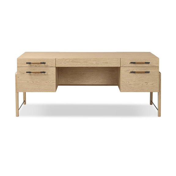 Rosedale Executive Desk - Yucca Oak Veneer
