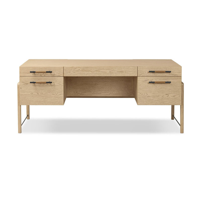 Rosedale Executive Desk - Yucca Oak Veneer