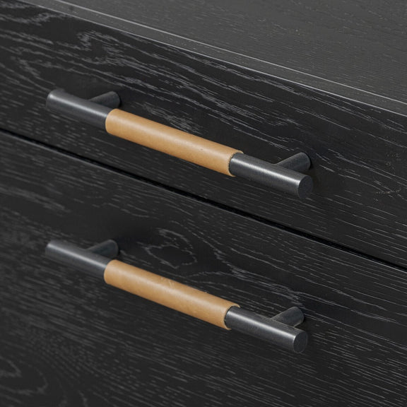 Rosedale Executive Desk - Ebony Oak Veneer