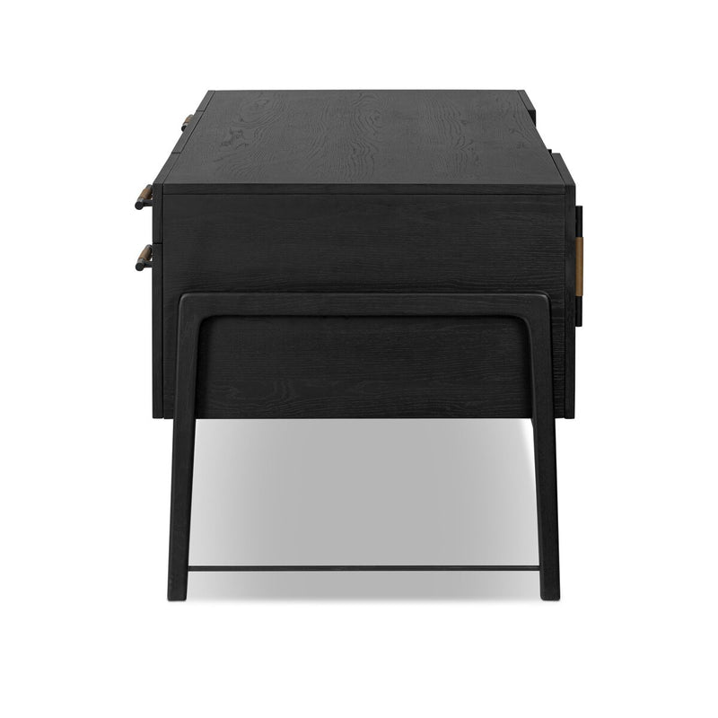 Rosedale Executive Desk - Ebony Oak Veneer