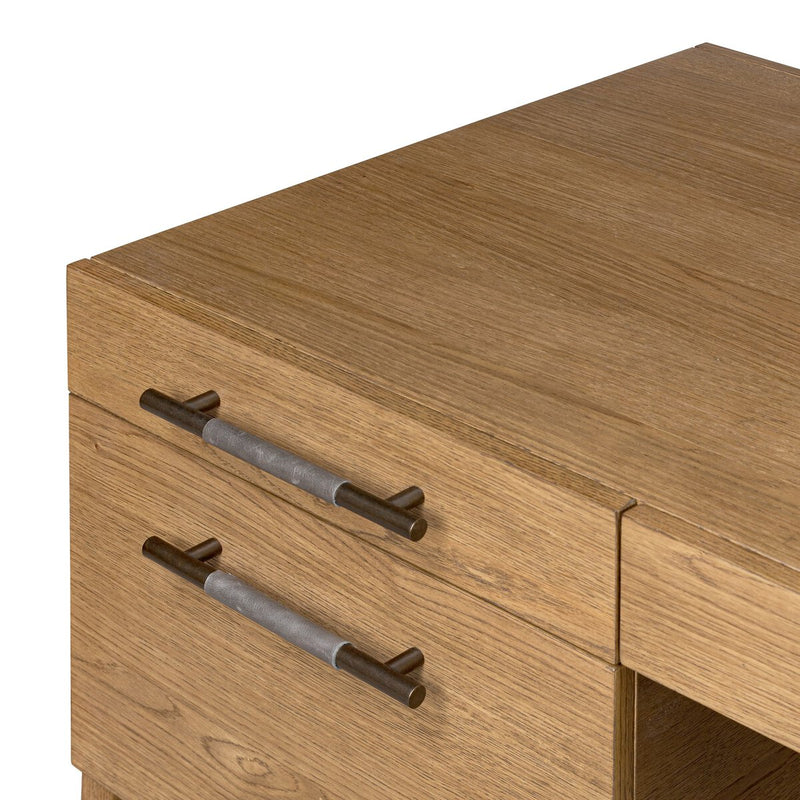 Rosedale Executive Desk - Amber Oak