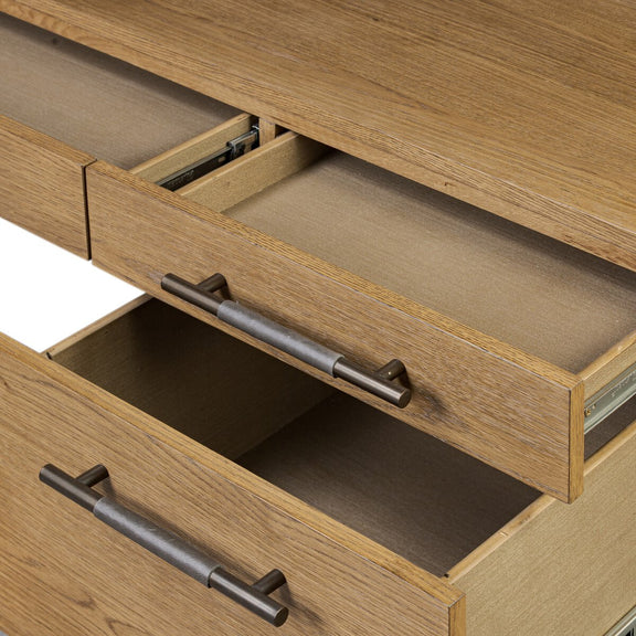 Rosedale Executive Desk - Amber Oak