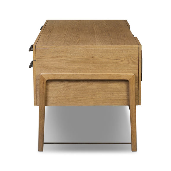 Rosedale Executive Desk - Amber Oak