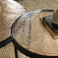 Yoko Nesting Tables - Set Of 2 - Smoked Brown Cast Glass