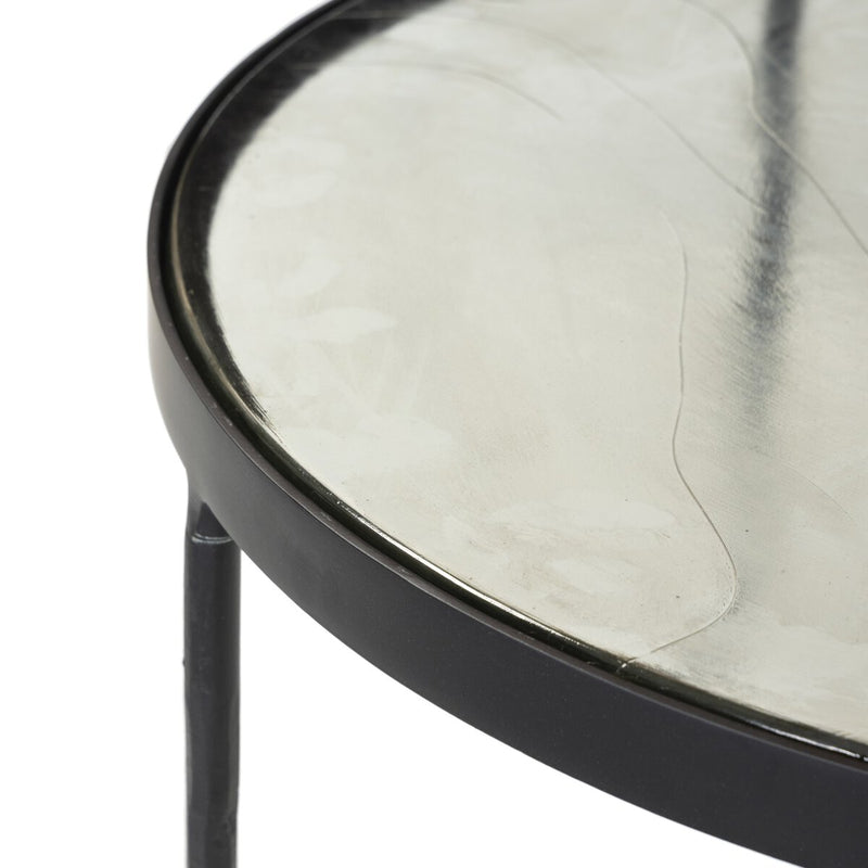 Yoko Nesting Table - Clear Cast Glass