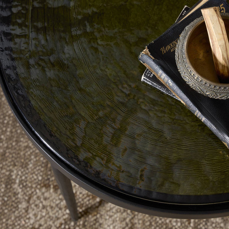 Yoko Nesting Table - Moss Cast Glass