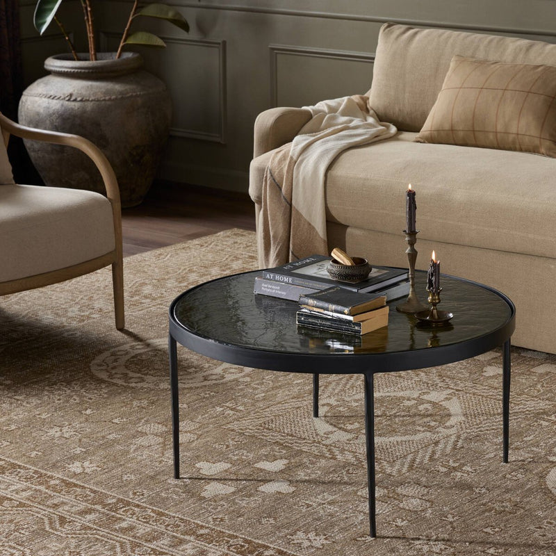 Yoko Nesting Table - Moss Cast Glass