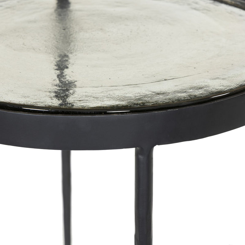 Yoko Nesting Tables - Set Of 2 - Clear Cast Glass