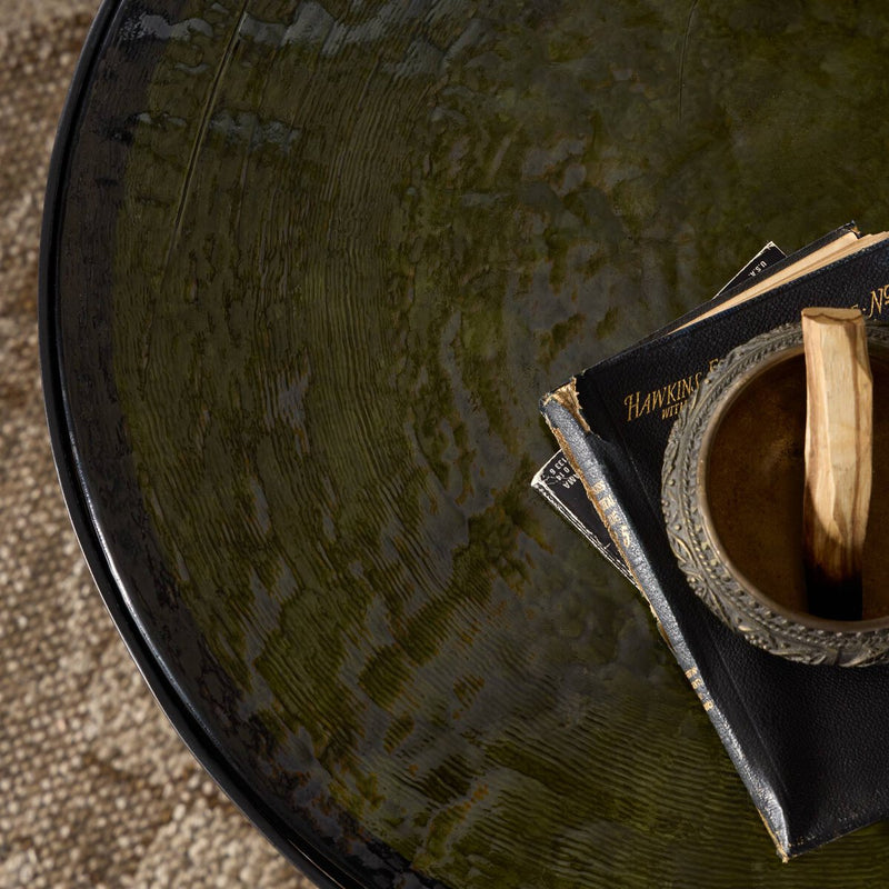 Yoko Nesting Table - Moss Cast Glass