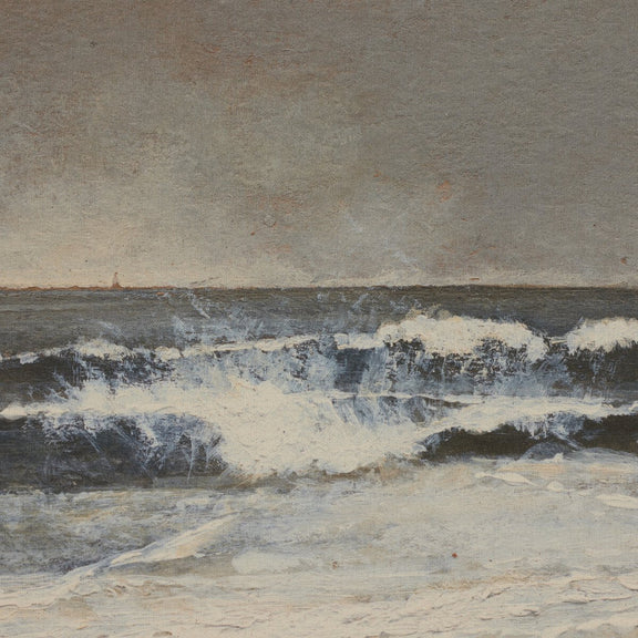 Seafoam by Aileen Fitzgerald - White Oak Floater
