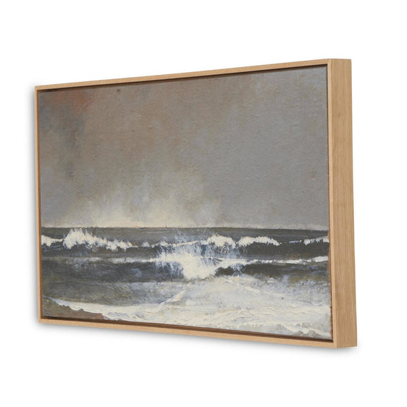 Seafoam by Aileen Fitzgerald - White Oak Floater