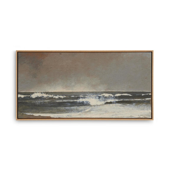 Seafoam by Aileen Fitzgerald - White Oak Floater
