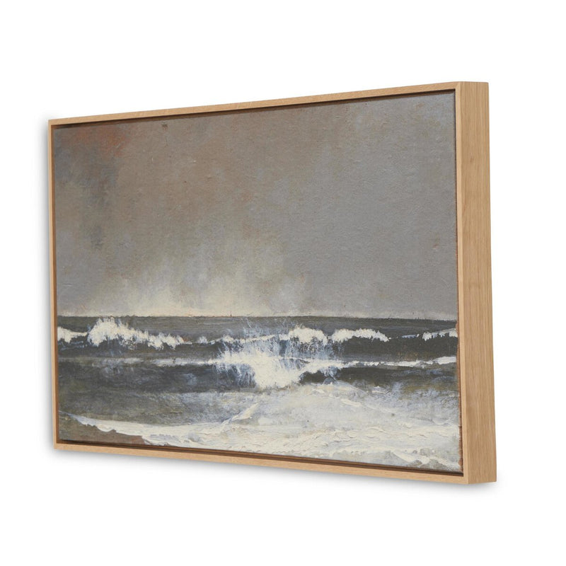 Seafoam by Aileen Fitzgerald - White Oak Floater