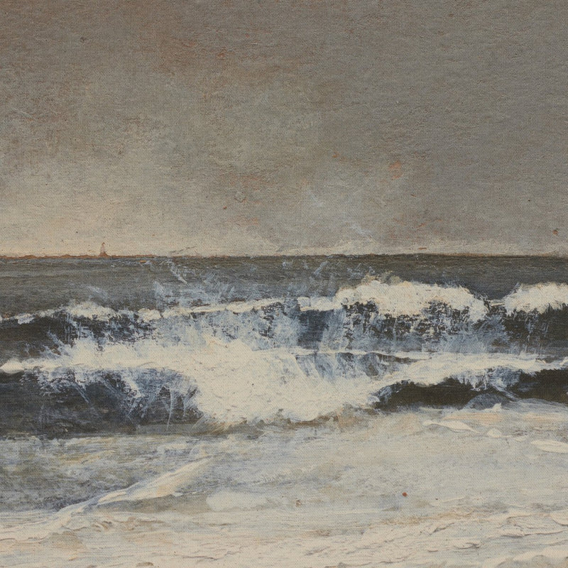 Seafoam by Aileen Fitzgerald - White Oak Floater