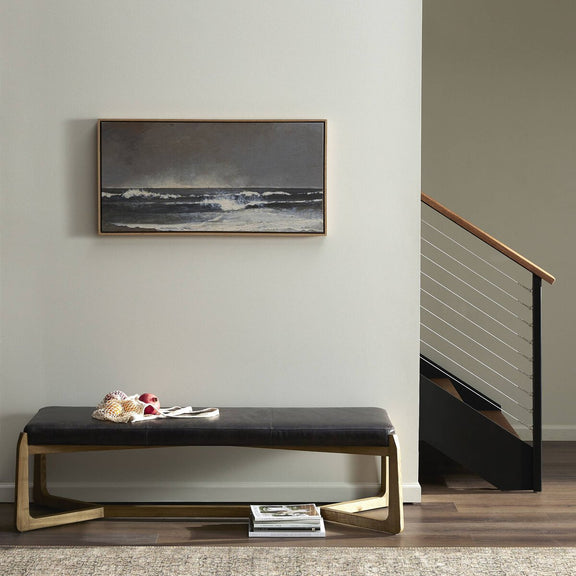 Seafoam by Aileen Fitzgerald - White Oak Floater