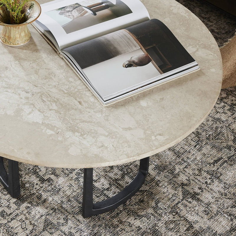 Axtell Coffee Table - Lunar Marble