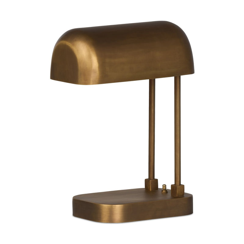 Merlin Table Lamp - Aged Antique Brass