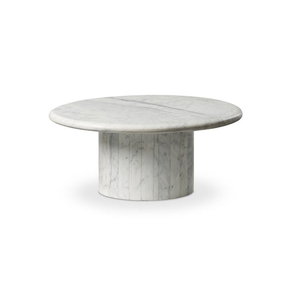 Stuart Nesting Coffee Table - White Calacatta Marble