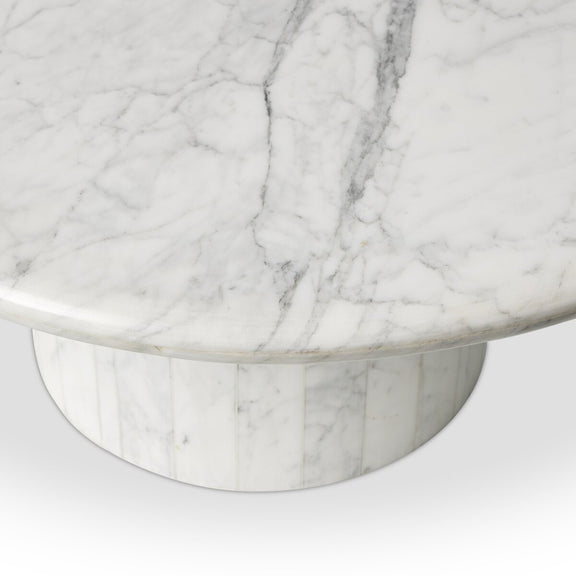 Stuart Nesting Coffee Table - White Calacatta Marble