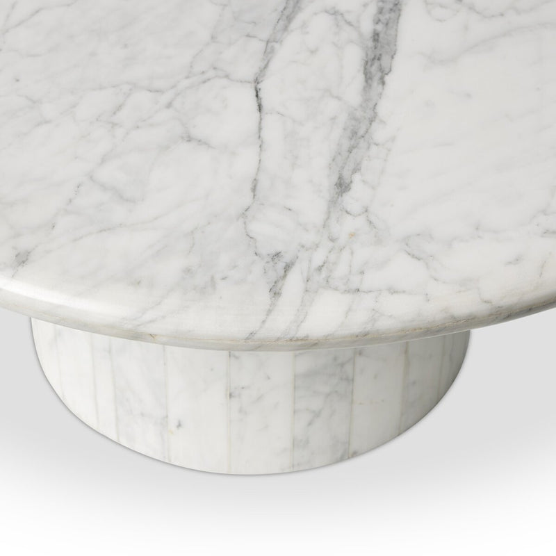 Stuart Nesting Coffee Table - White Calacatta Marble