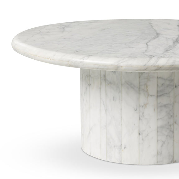 Stuart Nesting Coffee Table - White Calacatta Marble