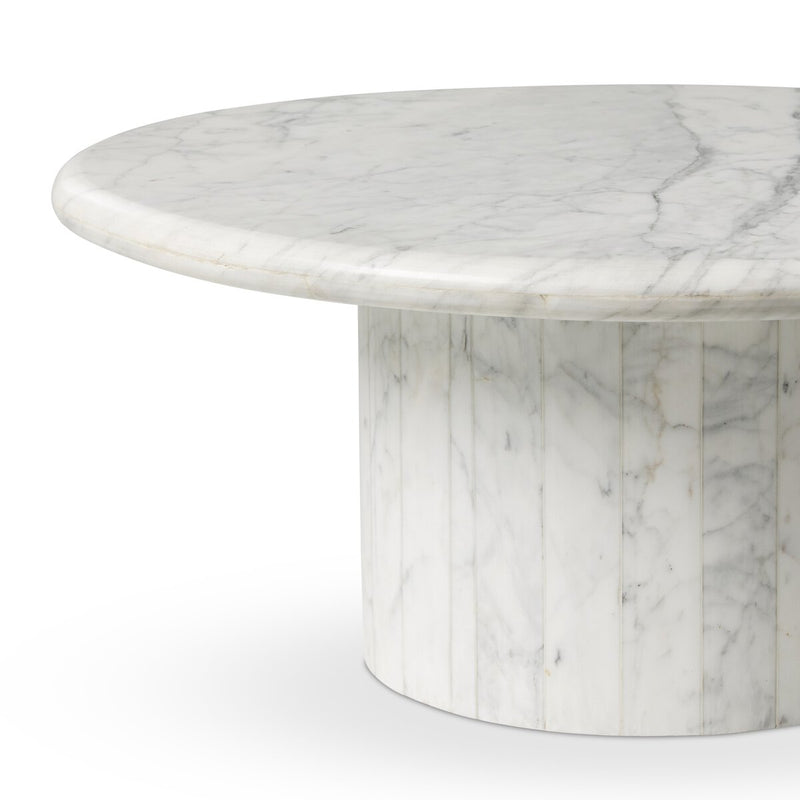 Stuart Nesting Coffee Table - White Calacatta Marble