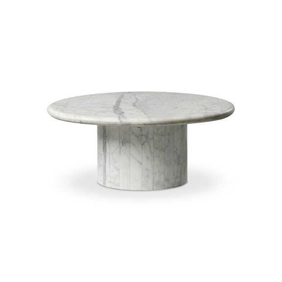 Stuart Nesting Coffee Table - White Calacatta Marble