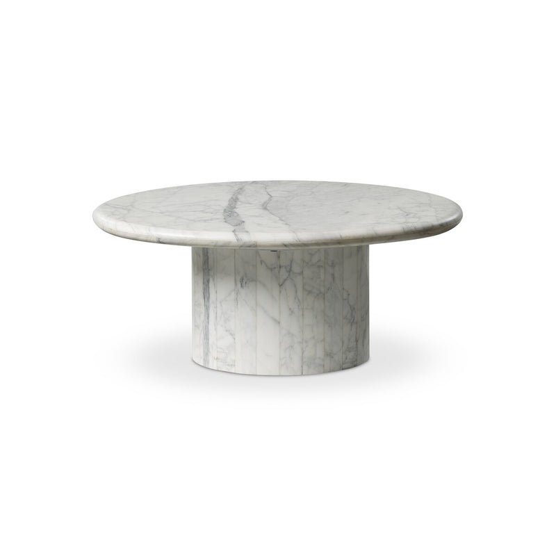 Stuart Nesting Coffee Table - White Calacatta Marble