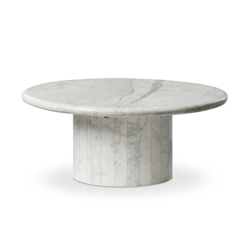 Stuart Nesting Coffee Table - White Calacatta Marble