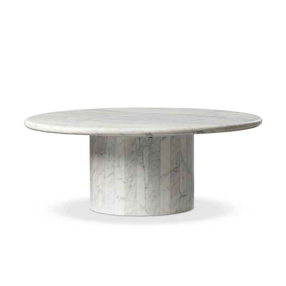 Stuart Nesting Coffee Table - White Calacatta Marble