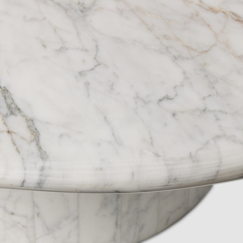 Stuart Nesting Coffee Table - White Calacatta Marble