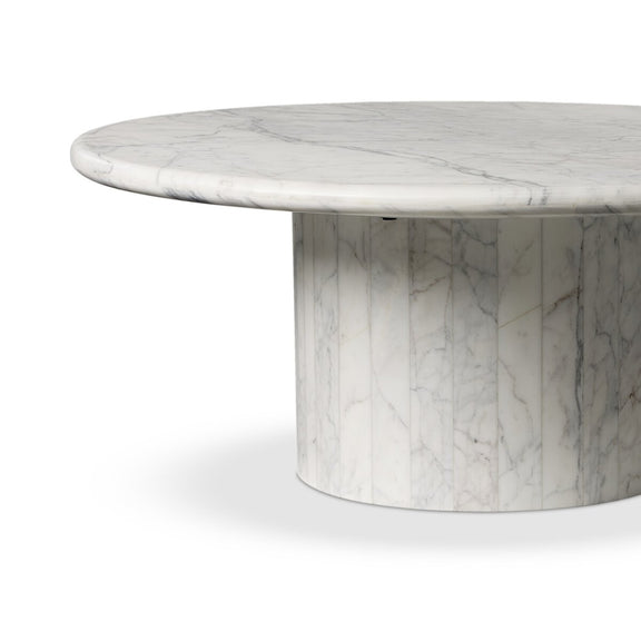 Stuart Nesting Coffee Table - White Calacatta Marble