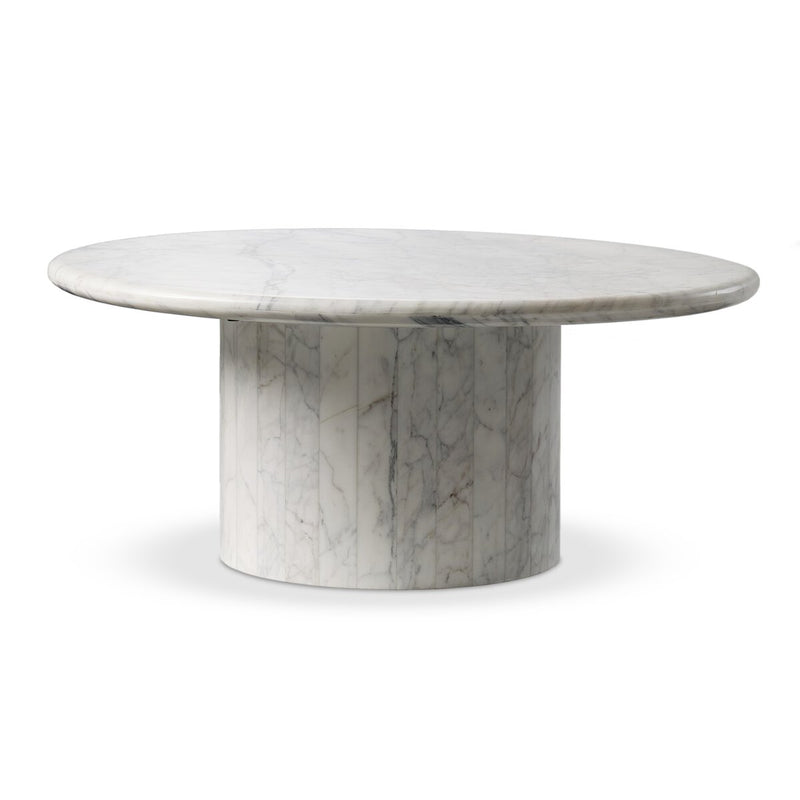 Stuart Nesting Coffee Table - White Calacatta Marble