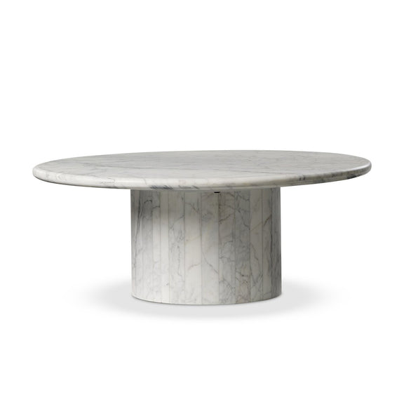 Stuart Nesting Coffee Table - White Calacatta Marble