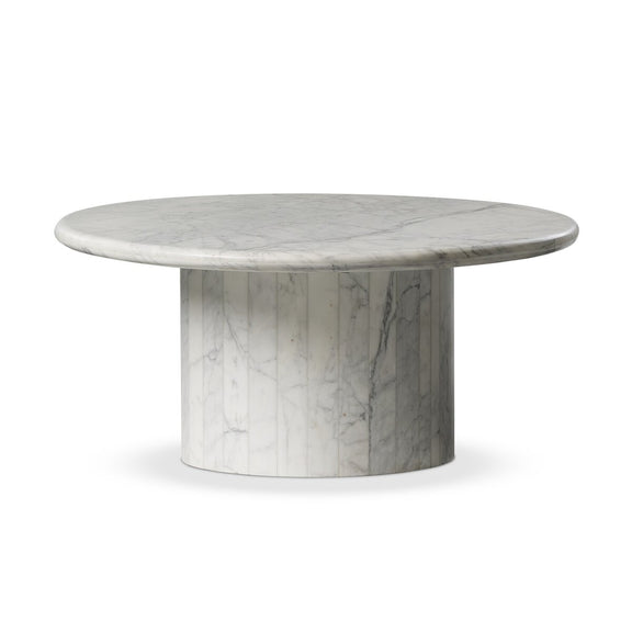 Stuart Nesting Coffee Table - White Calacatta Marble
