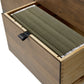 Trey Wide Filing Cabinet Desk System - Auburn Poplar