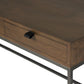 Trey Wide Filing Cabinet Desk System - Auburn Poplar