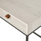Trey Wide Filing Cabinet Desk System - Dove Poplar