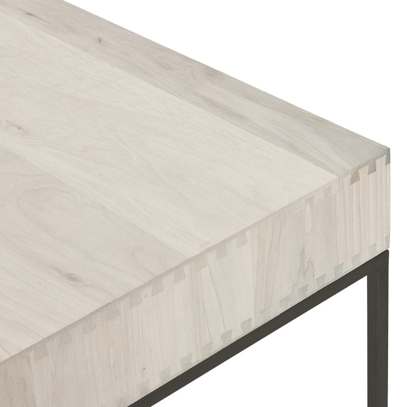 Trey Wide Filing Cabinet Desk System - Dove Poplar