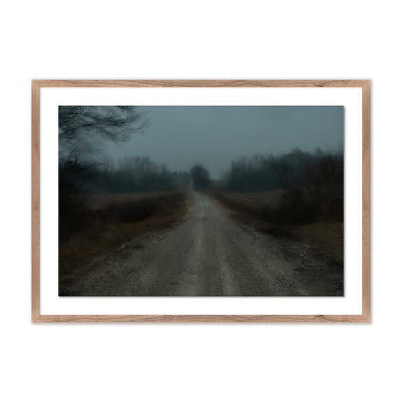 Cloud Busting I by Mandy Steinback - Rustic Walnut