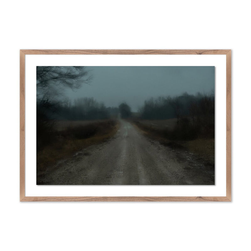 Cloud Busting I by Mandy Steinback - Rustic Walnut