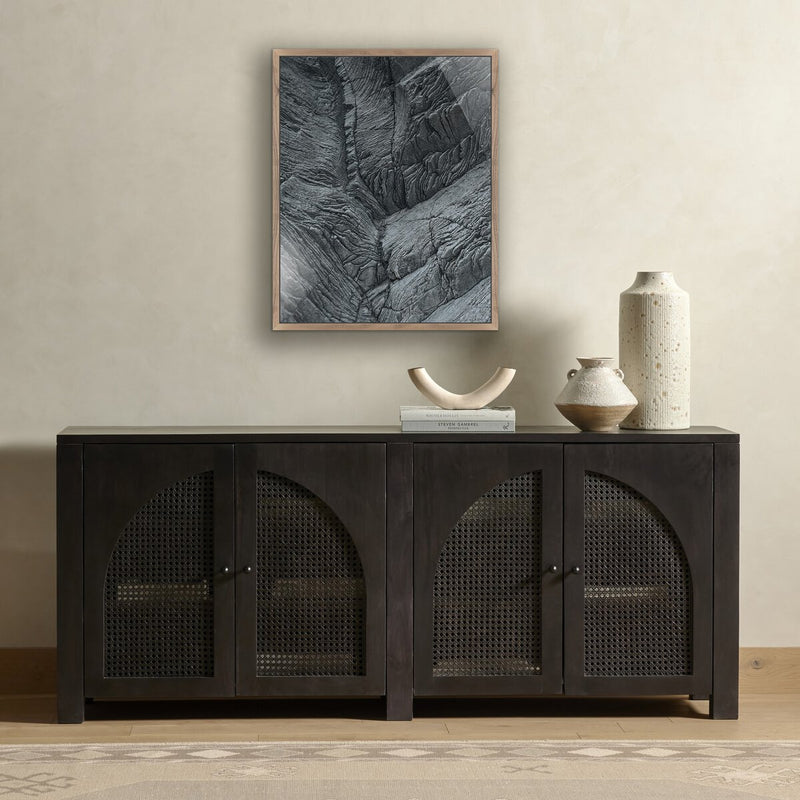 Dry Land II by Mandy Steinback - Rustic Walnut