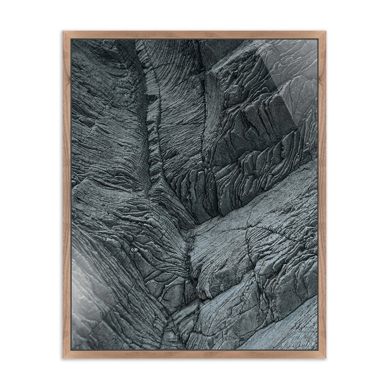 Dry Land II by Mandy Steinback - Rustic Walnut