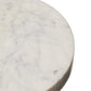 Mabel Nesting End Table - Veined White Marble
