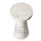 Mabel Nesting End Table - Veined White Marble