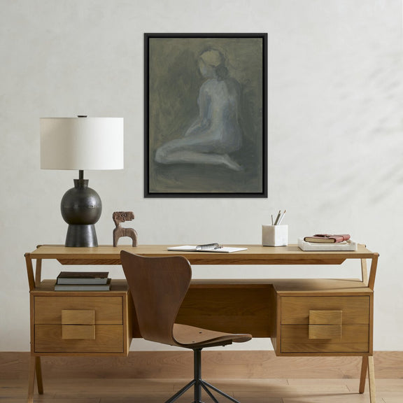 Seated Woman by Melody Joy McMunn - Black Maple