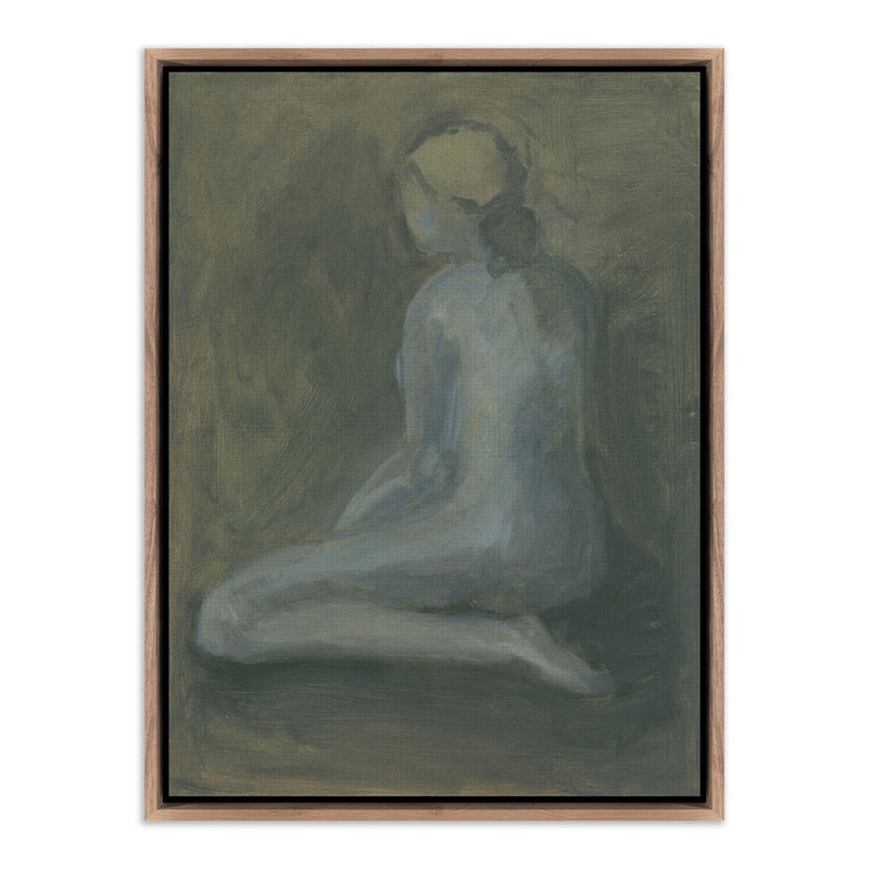 Seated Woman by Melody Joy McMunn - Rustic Walnut
