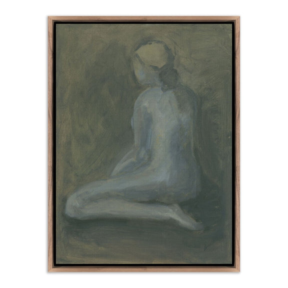 Seated Woman by Melody Joy McMunn - Rustic Walnut