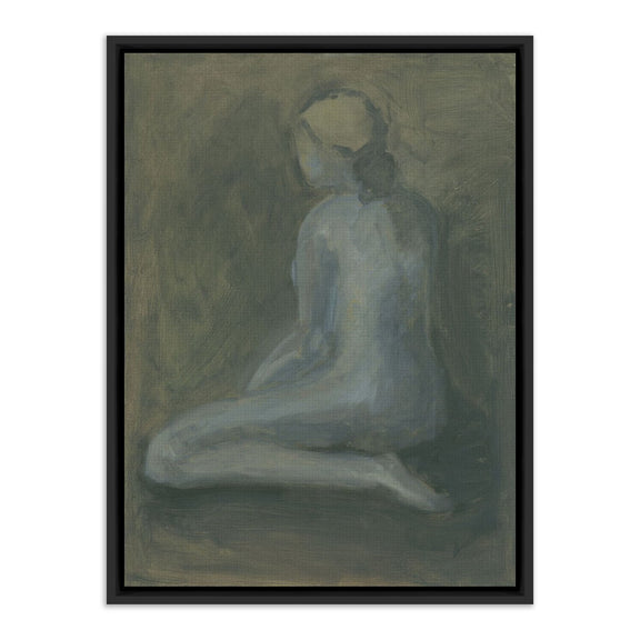 Seated Woman by Melody Joy McMunn - Black Maple