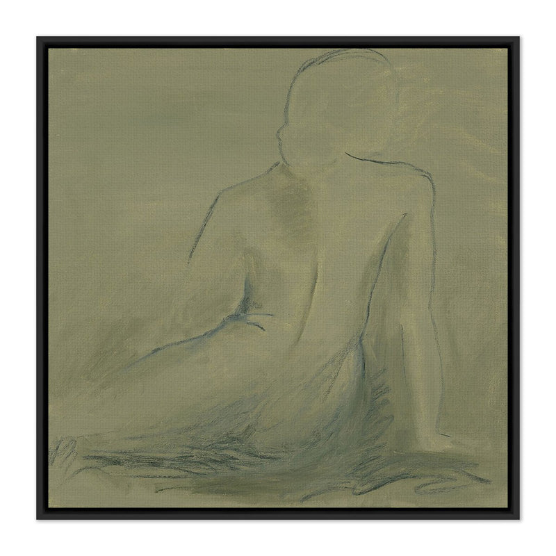 Woman At Rest II by Melody Joy McMunn - Black Maple